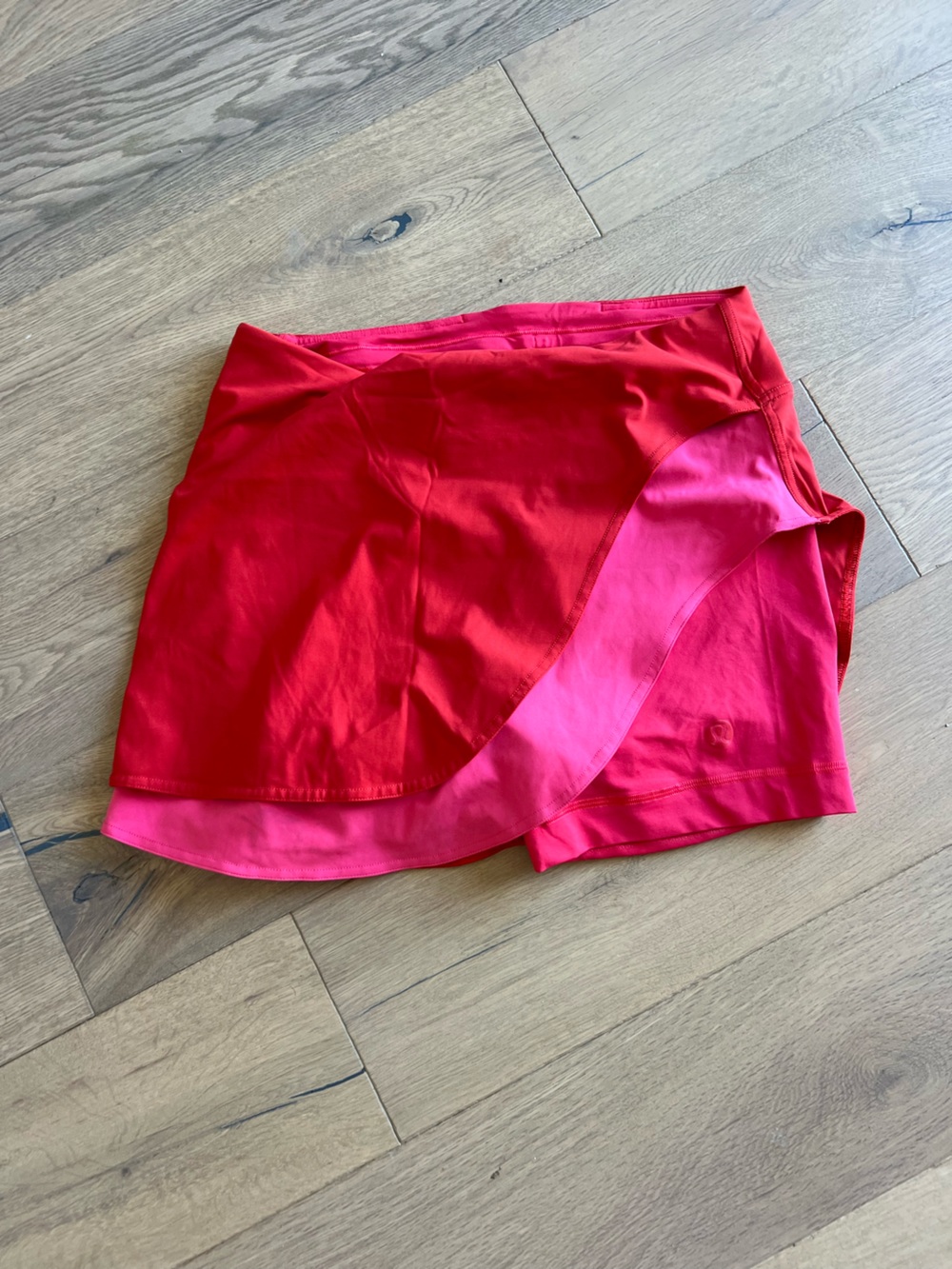 lululemon athletica Red and Pink Athletic Skort